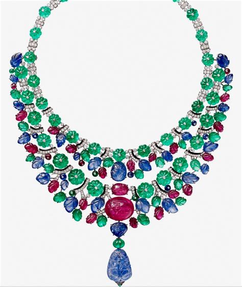 cartier fede zaffiri|cartier tutti frutti necklace.